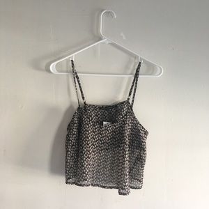 Foreign Exchange Floral Crop Tank